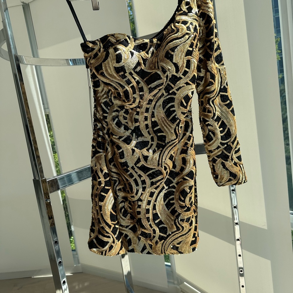 Never worn One Shoulder Designer cocktail Dress